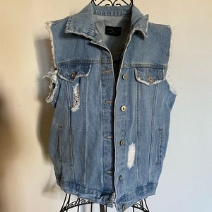 Love Tree Denim Vest